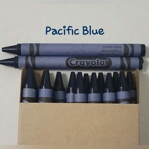 16ct Crayola Crayons (Pacific Blue) Single Color Bulk Lot